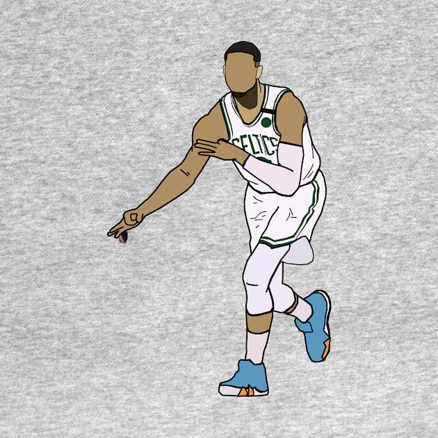 Jayson Tatum 3 Point Celebration - NBA Boston Celtics by xavierjfong